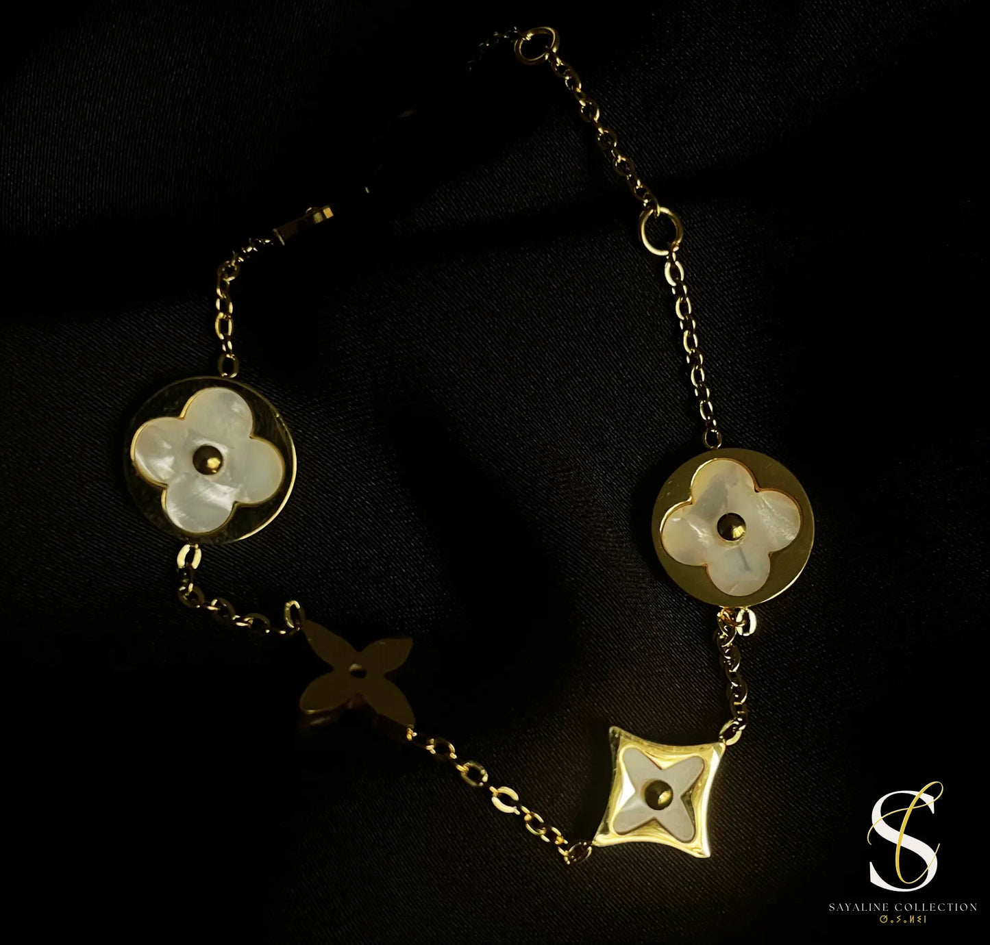 Bracelet LV acier inoxydable Sayaline Collection