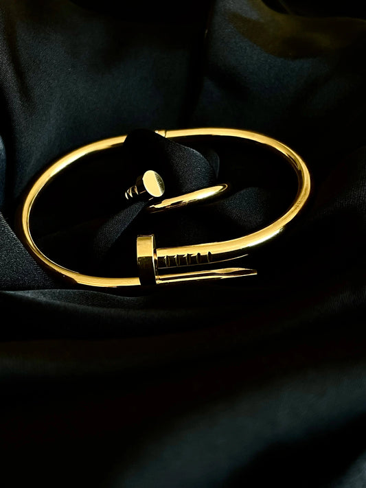 Jonc clou avec bague Sayaline Collection