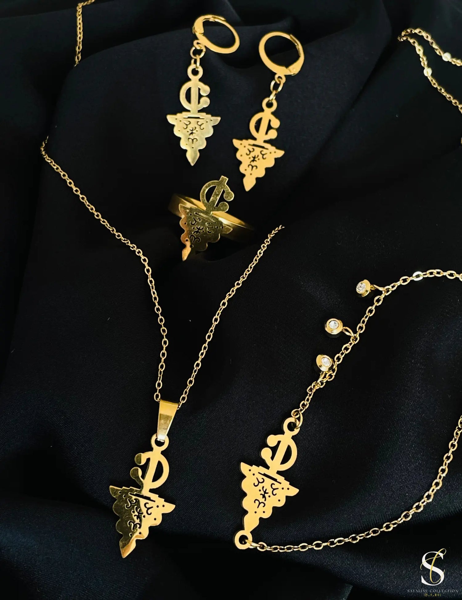 Parure Amazigh Tazerzit - Sayaline Collection