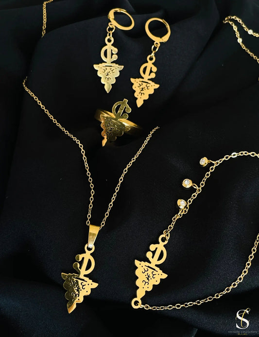 Parure Amazigh Tazerzit - Sayaline Collection